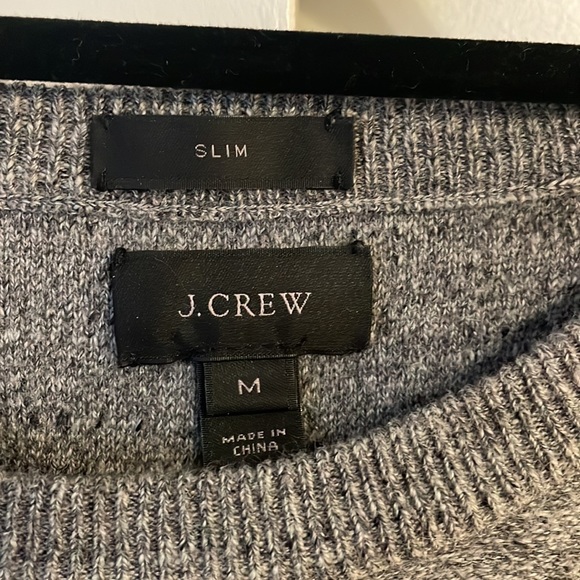 J. Crew Men’s crewneck gray sweater - Picture 2 of 5